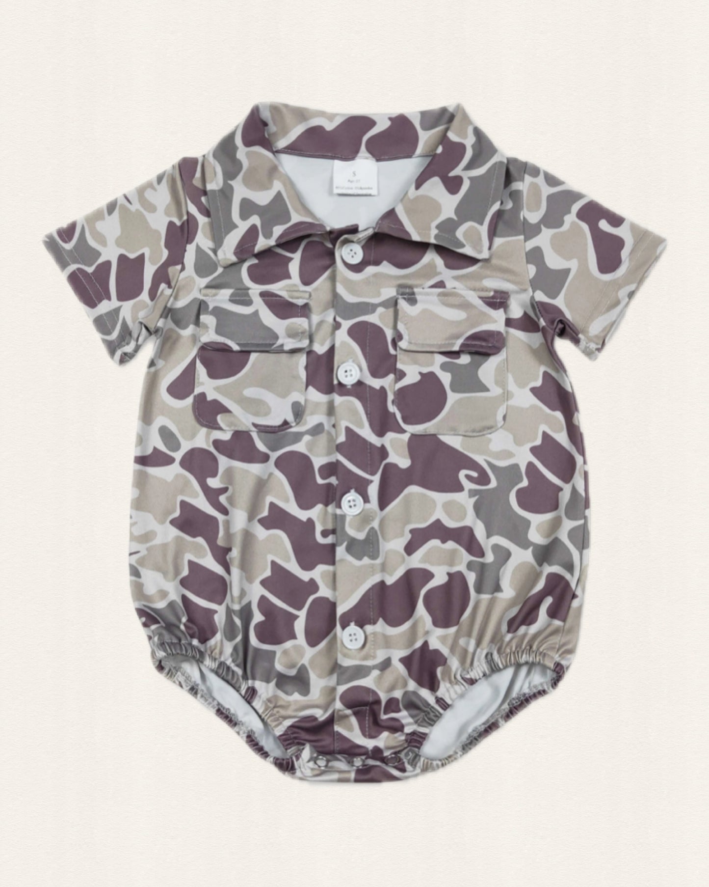 Camo Crew Romper