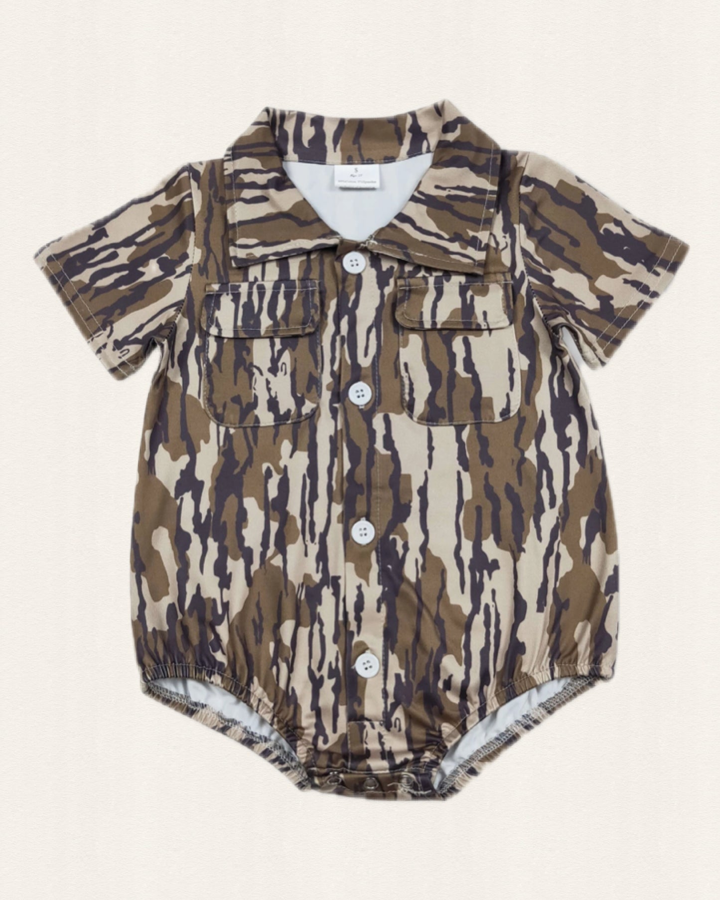 Camo Crew Romper
