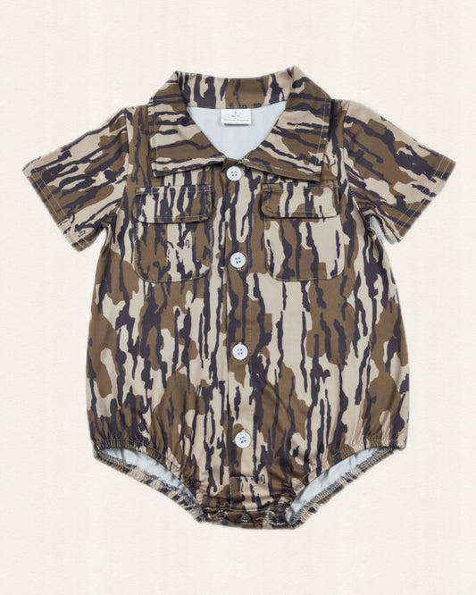 Camo Crew Romper