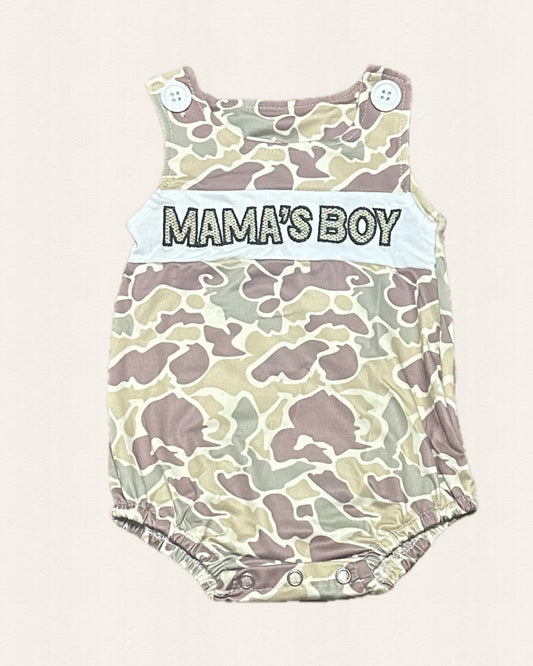 Mama's Boy Camo Bubble