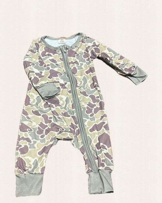 Woodland Camo Bamboo Sleeper