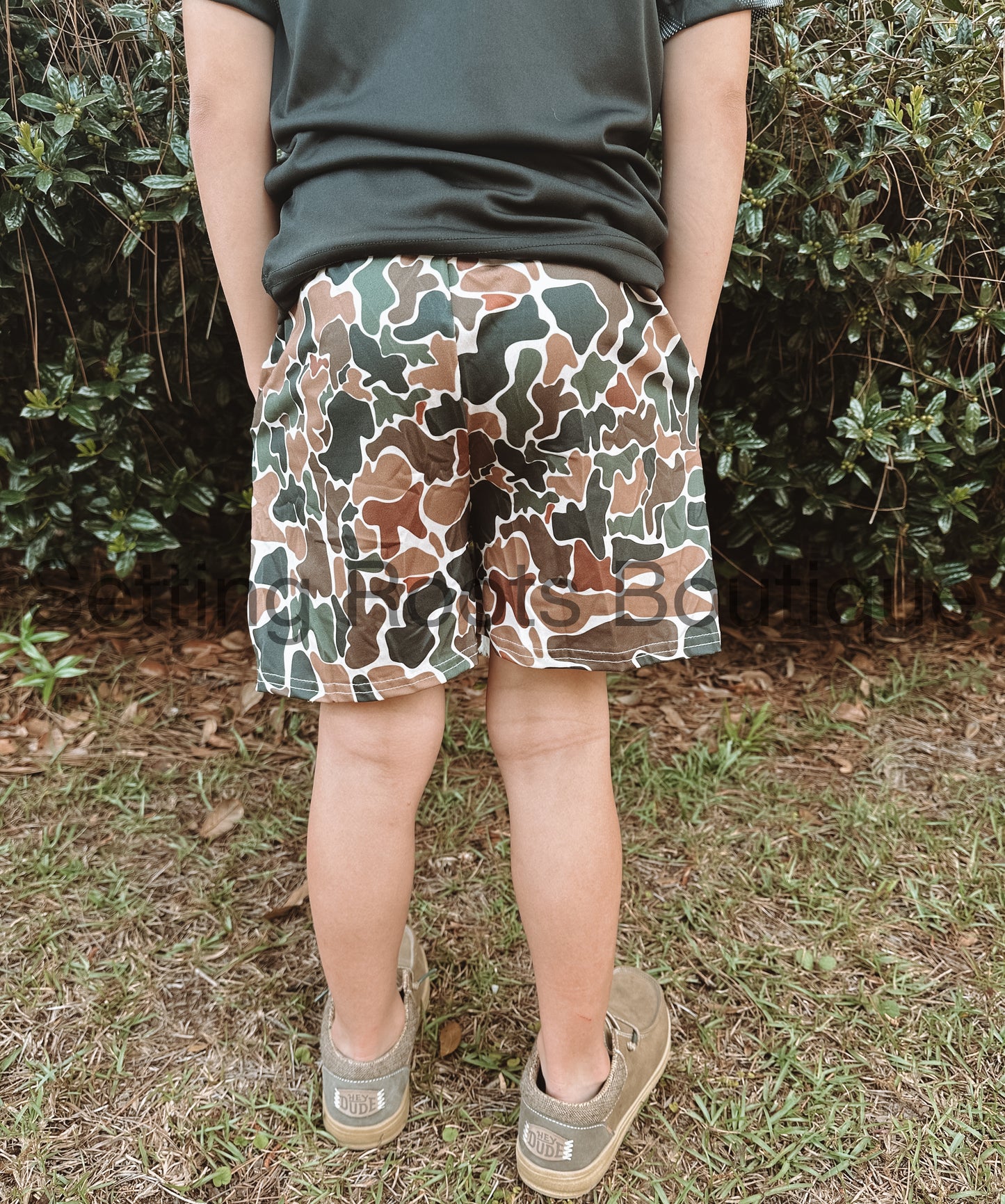 Backwoods Camo Shorts
