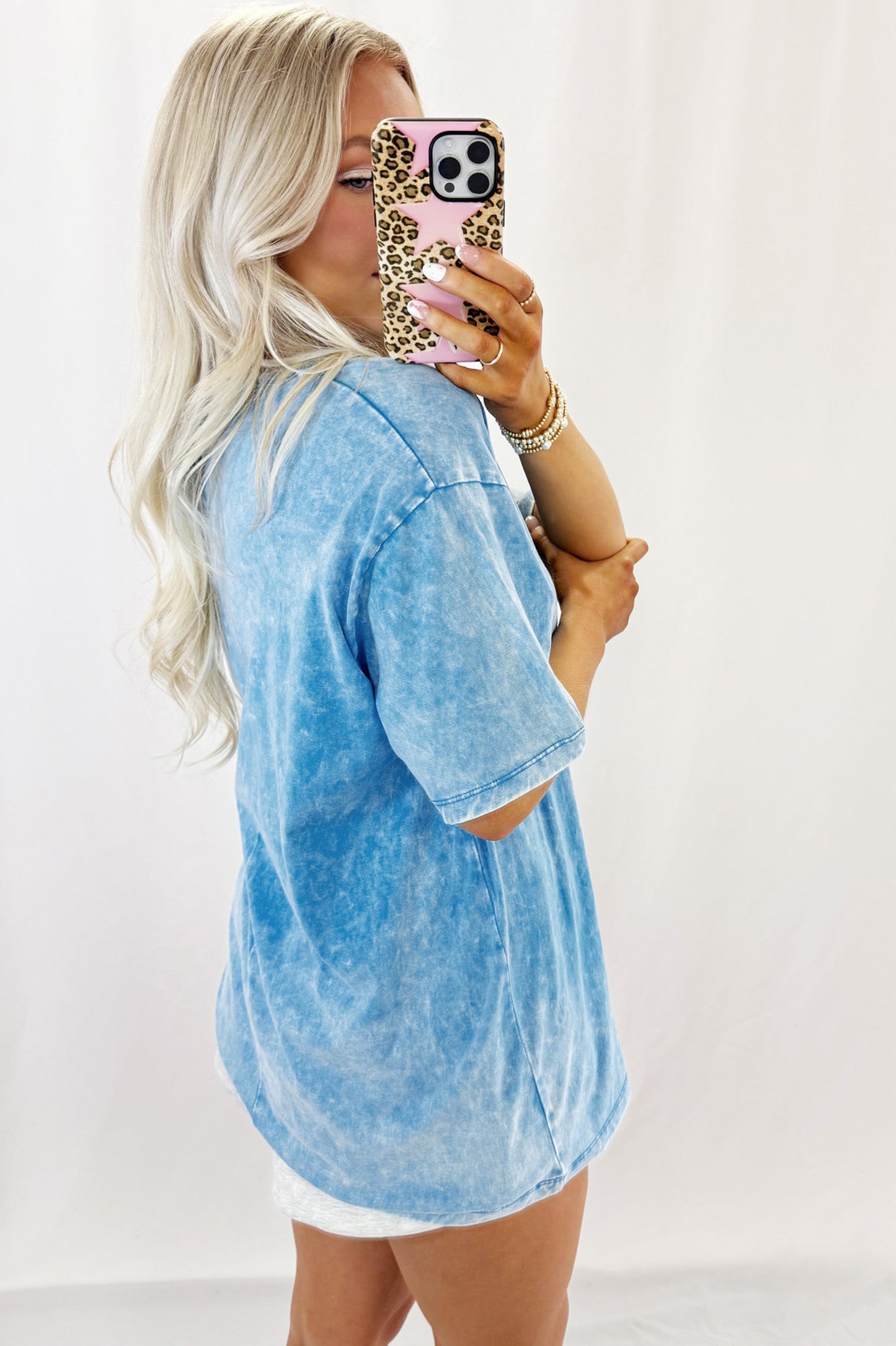 Blue Skies Oversized Tee