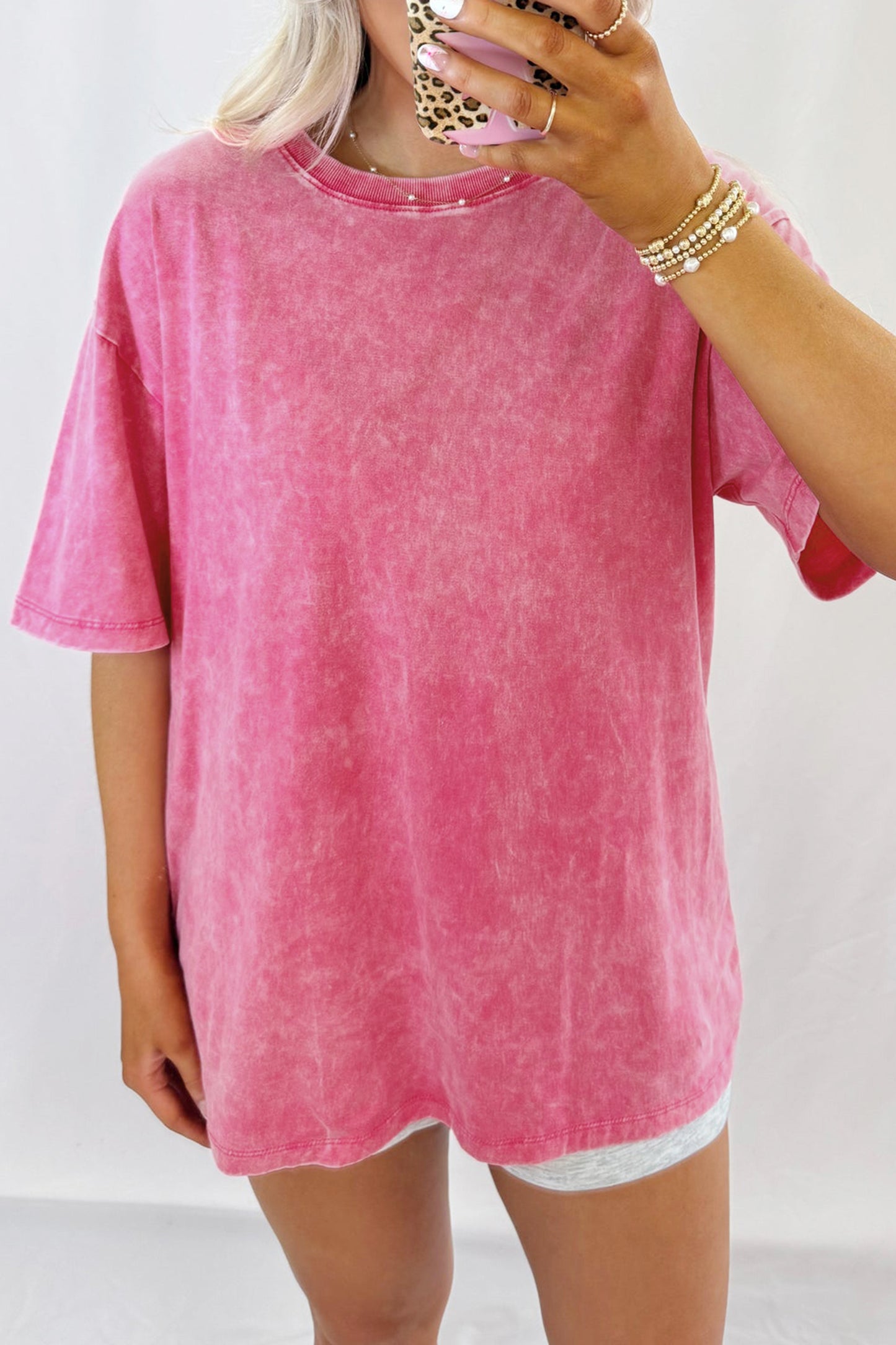 Pink Skies Oversized Tee