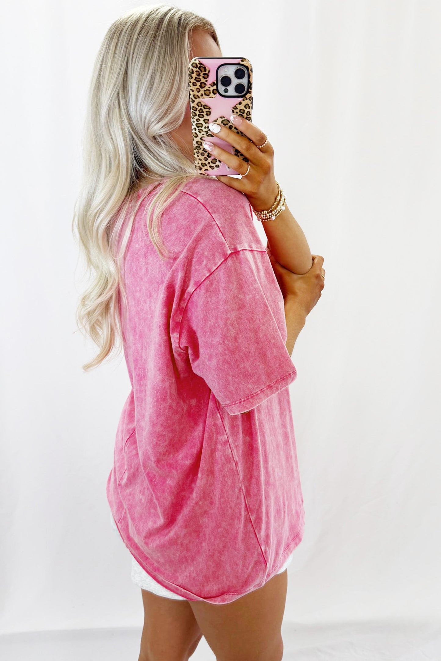 Pink Skies Oversized Tee