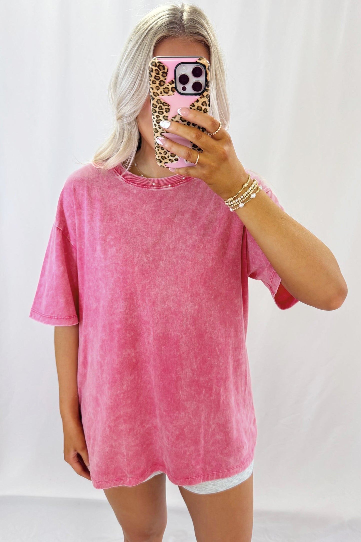 Pink Skies Oversized Tee