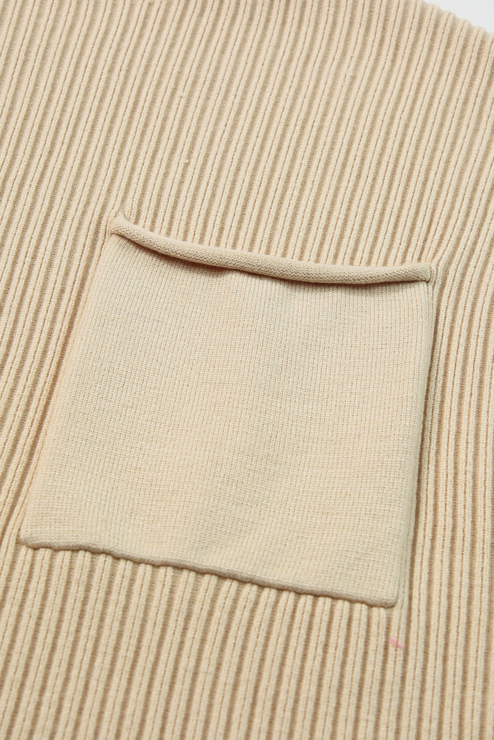 Oat Ribbed Top