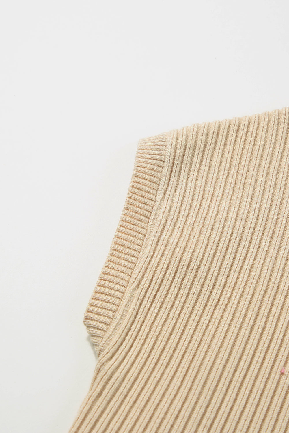 Oat Ribbed Top