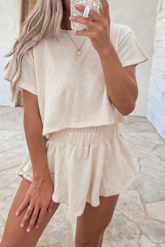 Barely Beige Skort Set