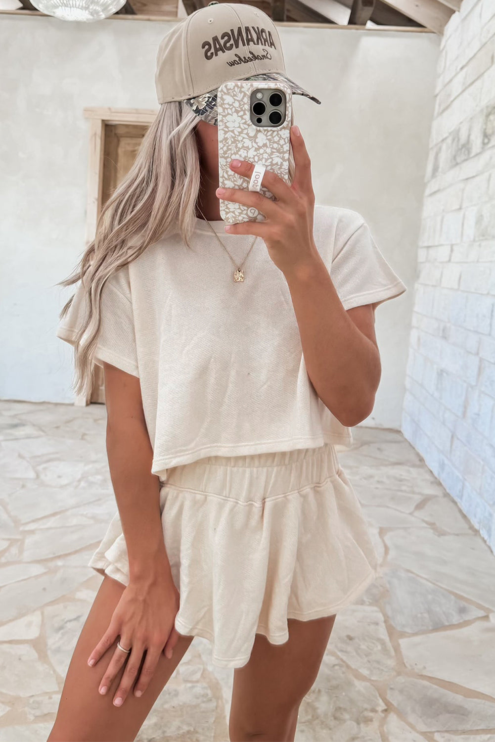 Barely Beige Skort Set